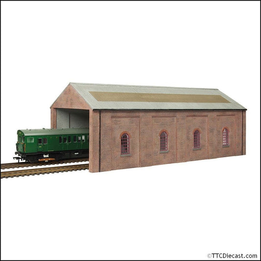 Scenecraft 44-0183R Electric Train Depot Red, OO Gauge