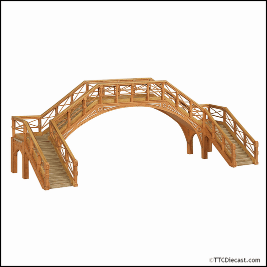 Scenecraft 44-0186 NER Footbridge Brown, OO Gauge