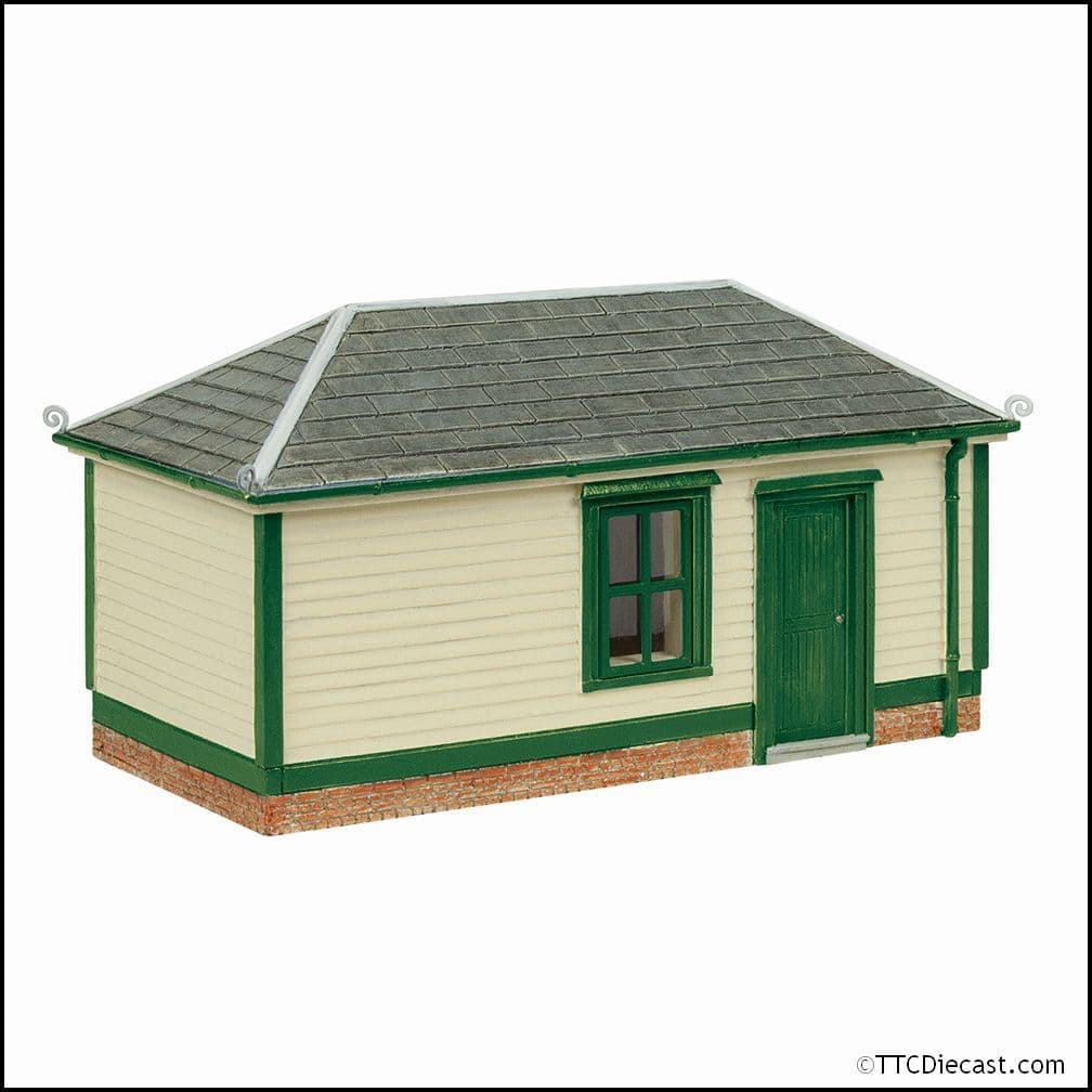Scenecraft 44-0189G Clapboard Platform Hut - Green, OO Gauge
