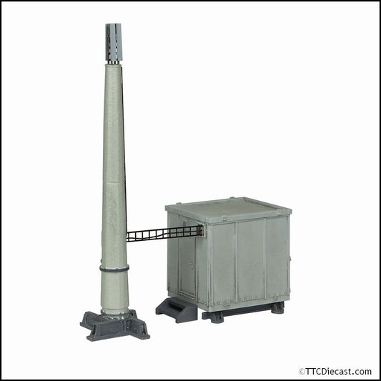 Scenecraft 44-0195A GSM-r Telecom Cabin and Monopole, OO Gauge