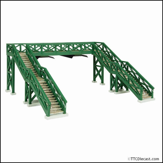 Scenecraft 44-0196B Narrow Gauge (OO9) Wooden Footbridge - Green OO-9 Gauge