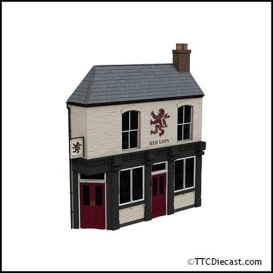 Scenecraft 44-0201 Low Relief Corner Pub, The Red Lion, OO Gauge *LAST FEW*