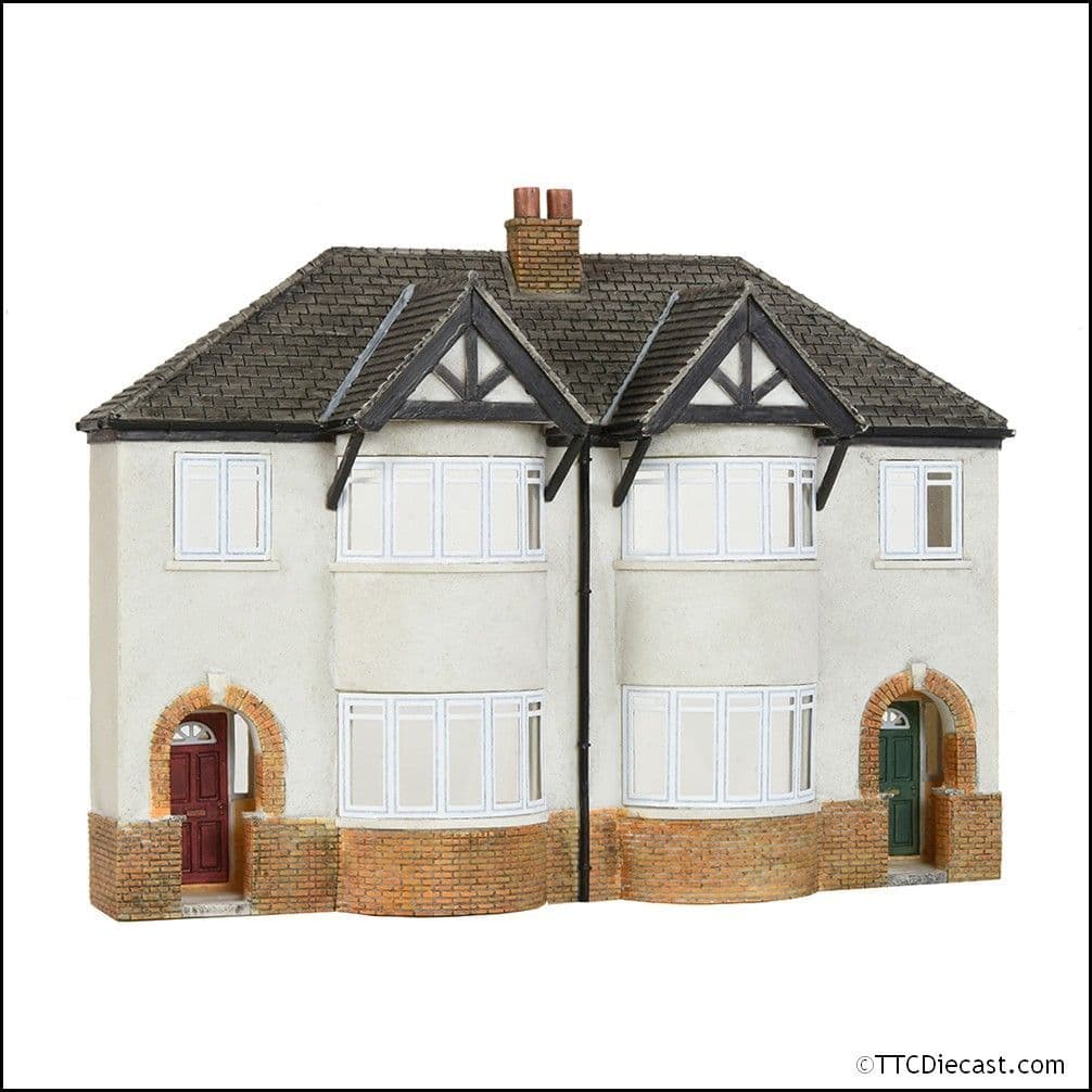 Scenecraft 44-0206 Low Relief 1930s Semi Detached Houses, OO Gauge