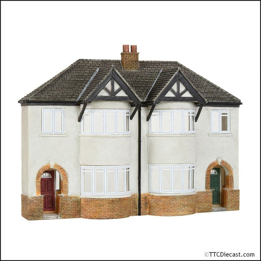 Scenecraft 44-0206 Low Relief 1930s Semi Detached Houses, OO Gauge
