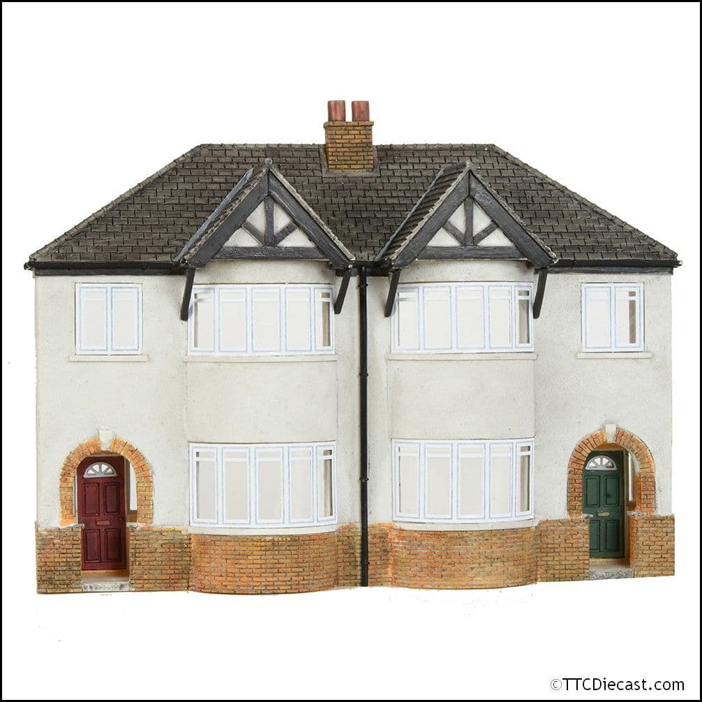 Scenecraft 44-0206 Low Relief 1930s Semi Detached Houses, OO Gauge