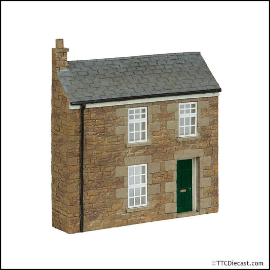 Scenecraft 44-0220B Low Relief Stone Terrace Right Hand Door Green, OO Gauge