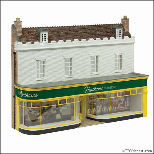 Scenecraft 44-0222G Low Relief Department Store Green, OO Gauge