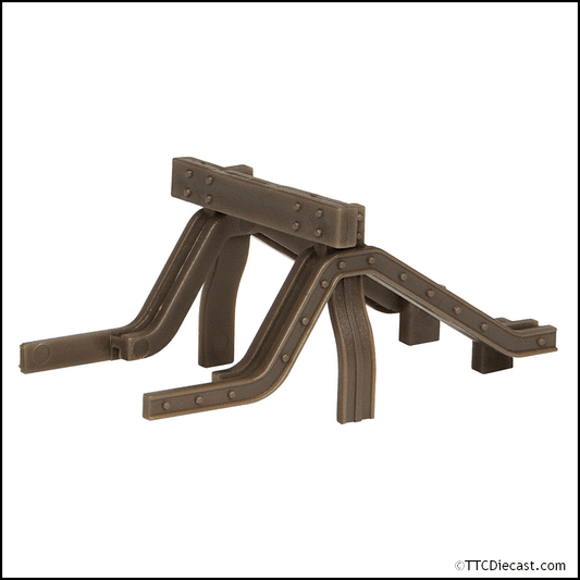 Scenecraft 44-0506 Rail Built Buffer Stops (x2), OO Gauge