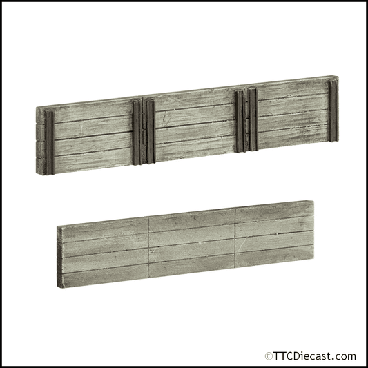 Scenecraft 44-0509 Wood Sleeper Retaining Walls, OO Gauge