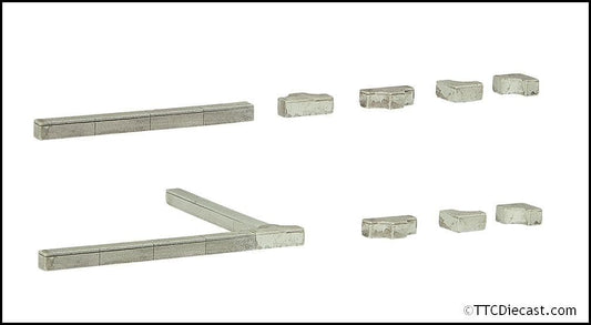 Scenecraft 44-0527 Lineside Troughs and Junctions, OO Gauge
