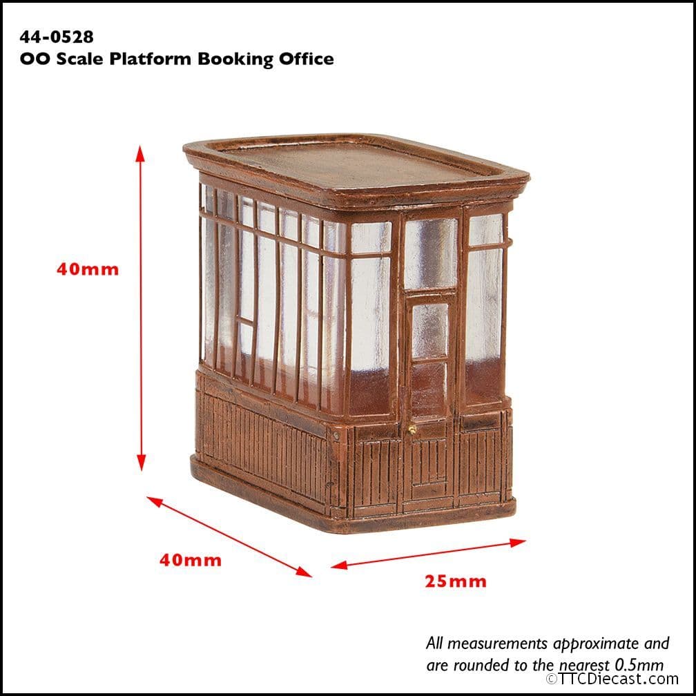Scenecraft 44-0528 Platform Booking Office, OO Gauge