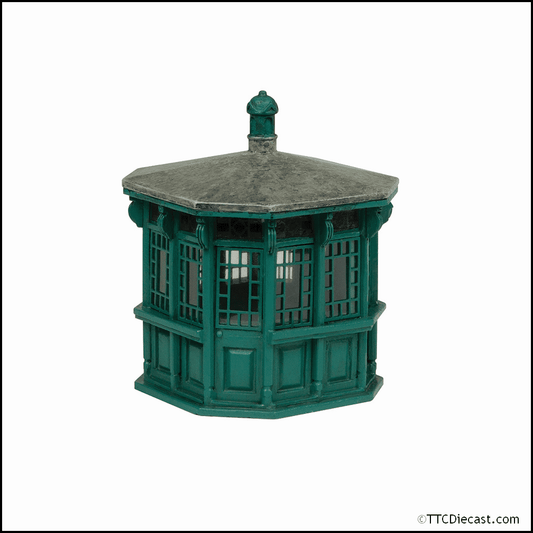 Scenecraft 44-0535G Entrance Ticket Kiosk Green, OO Gauge