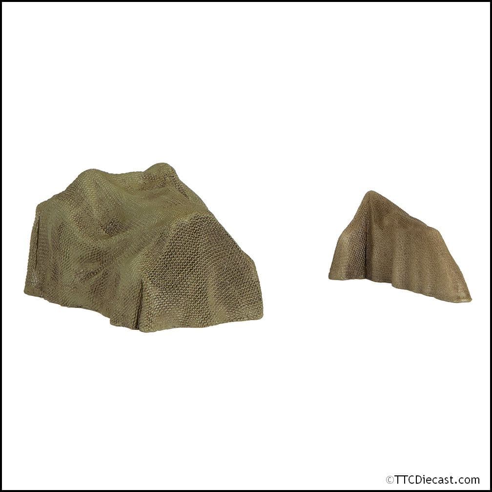 Scenecraft 44-0540 Tarpaulin Tractor and Plough Load, OO Gauge