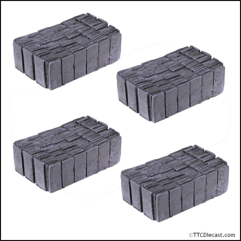 Scenecraft 44-0542 Dinorwic Wagon Slate Load (x4), OO Gauge