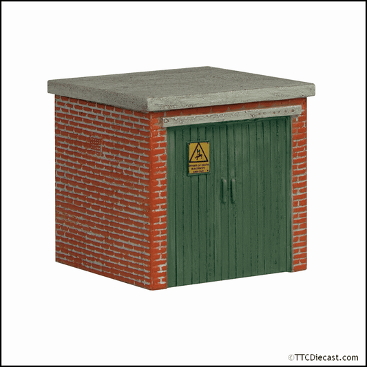 Scenecraft 44-0543A Small Substation Green OO Gauge