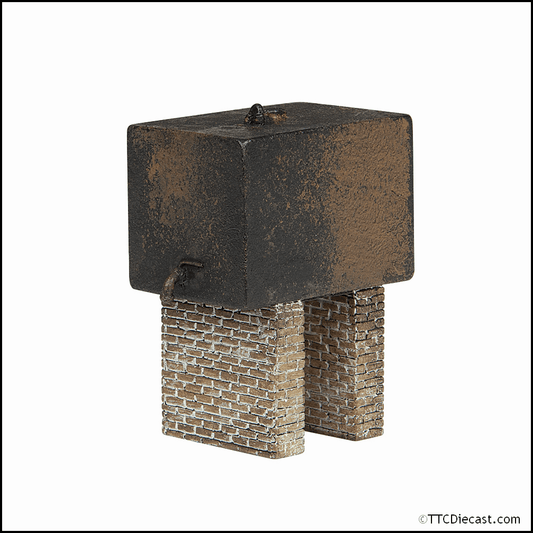 Scenecraft 44-0544 Unbunded Oil Tank Rusty Black OO Gauge