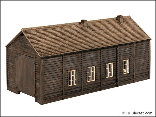 Scenecraft 44-096 Wooden Engine Shed, OO Gauge