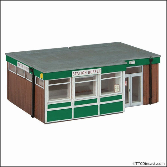 Scenecraft 44-1005G Station Buffet Green, OO Gauge