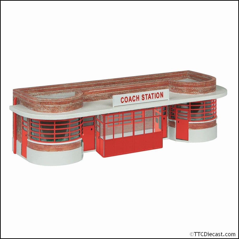 Scenecraft 44-1006R Bus and Coach Station Red, OO Gauge