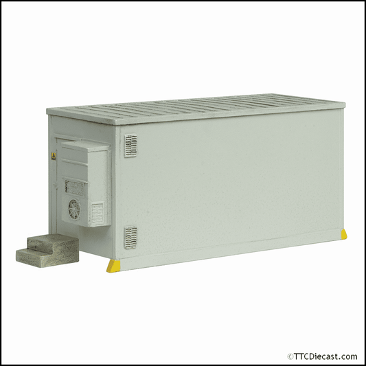 Scenecraft 44-1010 Relocatable Equipment Building Grey OO Gauge