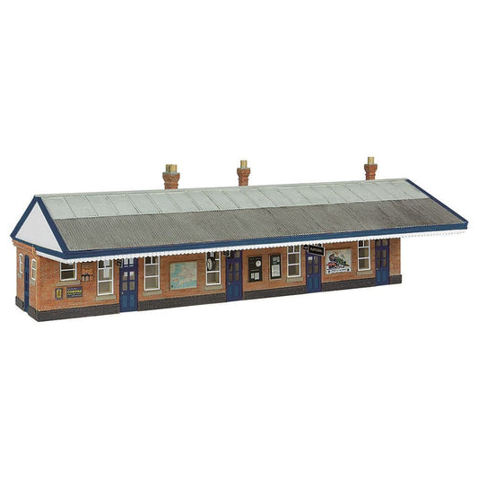 Scenecraft 44-1019A GWR Standard Station - Blue & White OO Gauge
