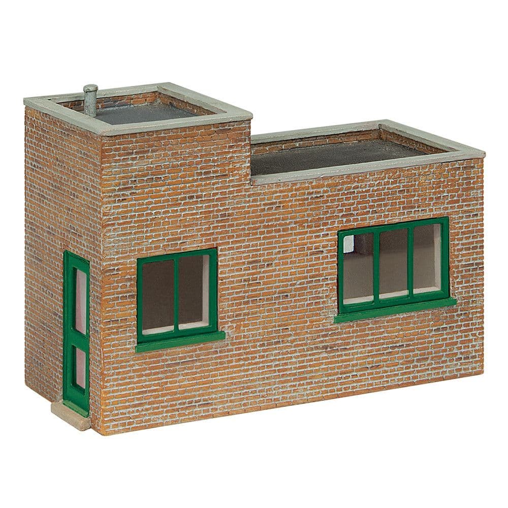 Scenecraft 44-1020A Rail Yard Crewroom - Green OO Gauge