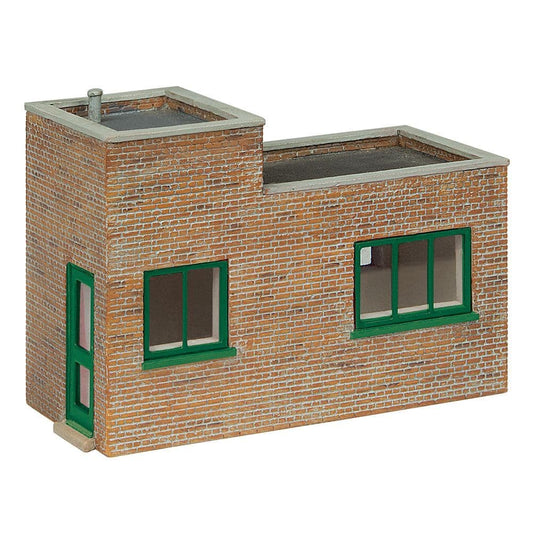 Scenecraft 44-1020A Rail Yard Crewroom - Green OO Gauge