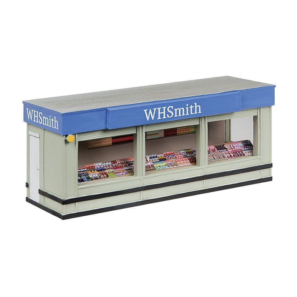 Scenecraft 44-1021 Newsagent Platform Kiosk - Blue OO Gauge
