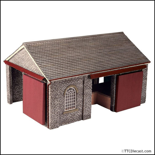 Scenecraft 44-170R Shillingstone Goods Shed Red, OO Gauge