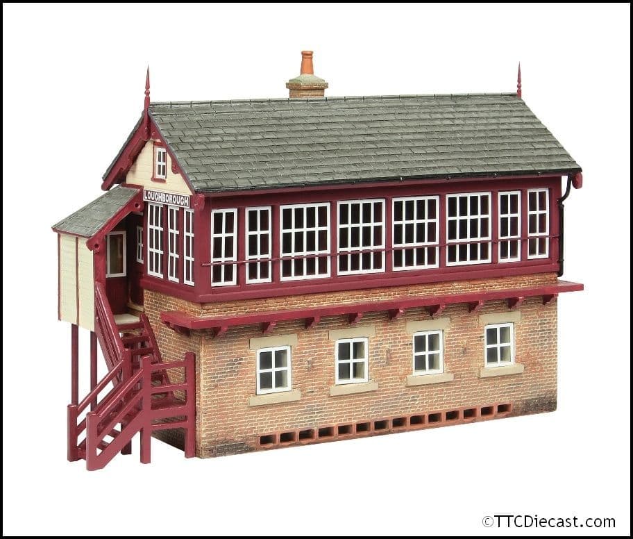 z# Scenecraft 44-187C Great Central Signal Box Maroon & Cream *LAST FEW*