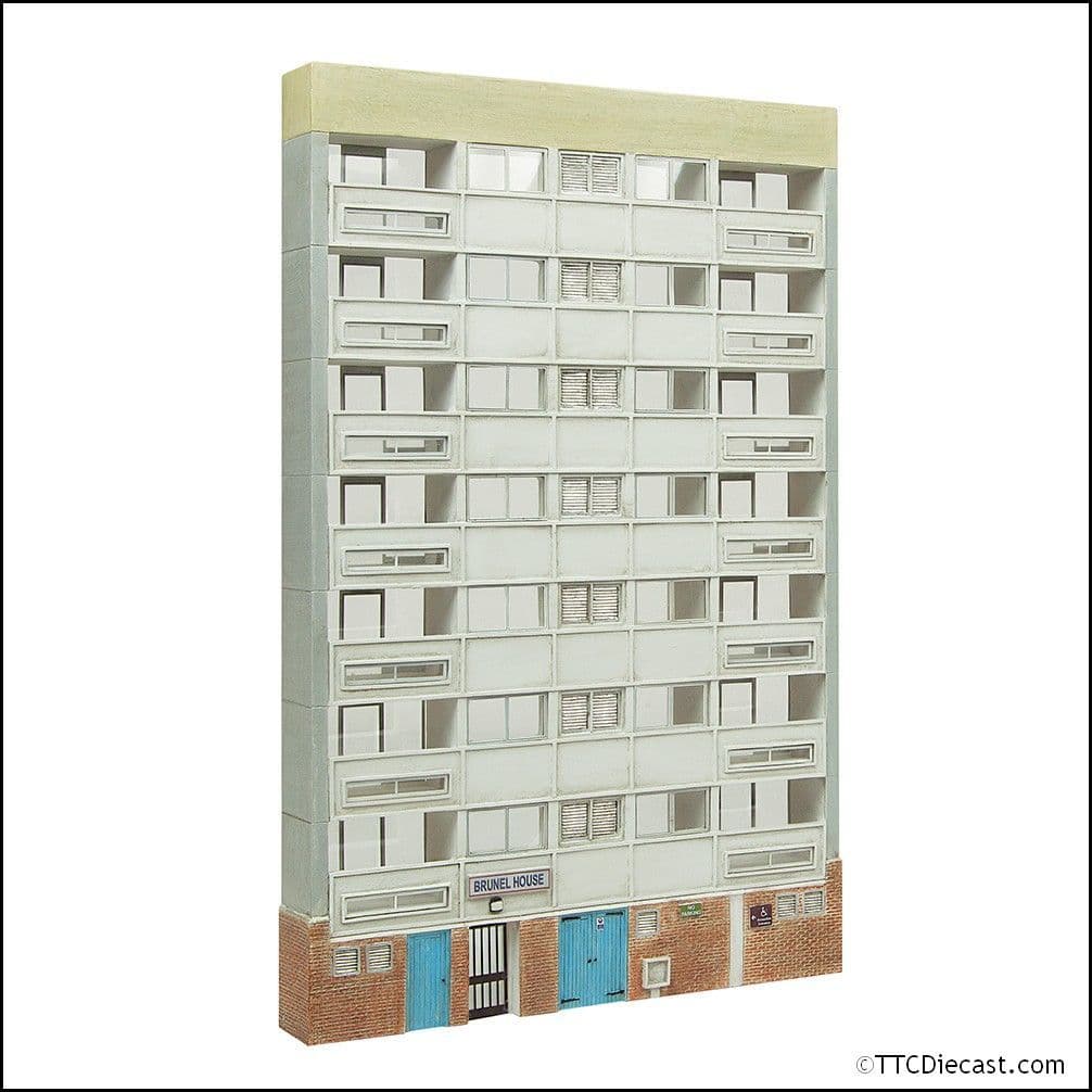 Scenecraft 44-212B Low Relief Block of Flats, OO Gauge
