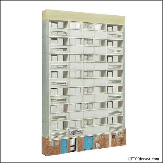Scenecraft 44-212B Low Relief Block of Flats, OO Gauge