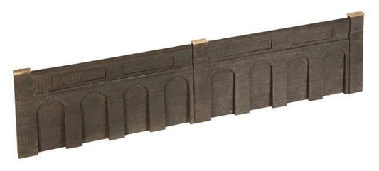 Scenecraft 44-225 Low Relief Retaining Walls (x2), OO Gauge