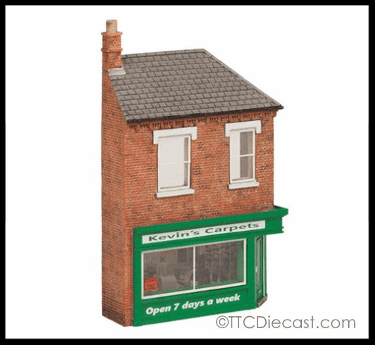 Scenecraft 44-278 Low Relief 'Kevin's Carpets' 65mm x 20mm x 110mm *LAST ONE*