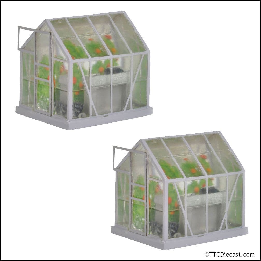 Bachmann 44-515 Greenhouse &#x28;x2&#x29; 30mm x 20mm x 30mm