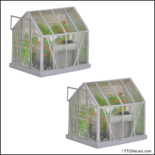 Bachmann 44-515 Greenhouse &#x28;x2&#x29; 30mm x 20mm x 30mm