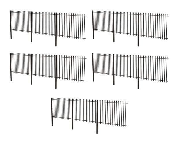 Bachmann 44-562 Metal Fencing (x5), OO Gauge