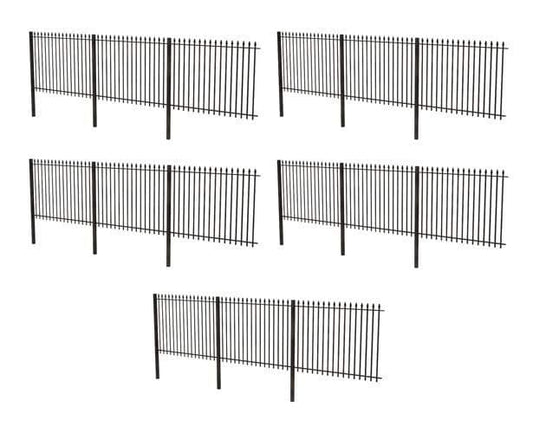 Bachmann 44-562 Metal Fencing (x5), OO Gauge