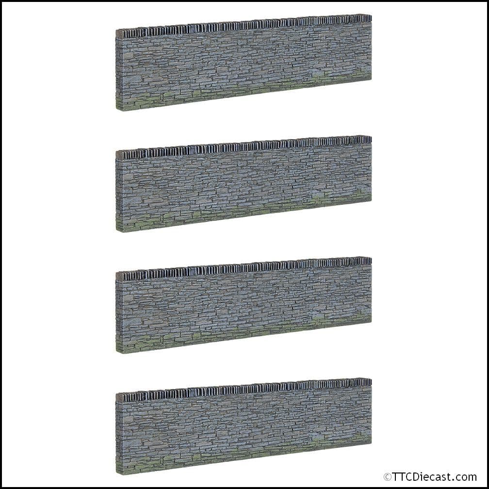 Bachmann 44-599 Narrow Gauge Slate Retaining Walls (x4), OO Gauge