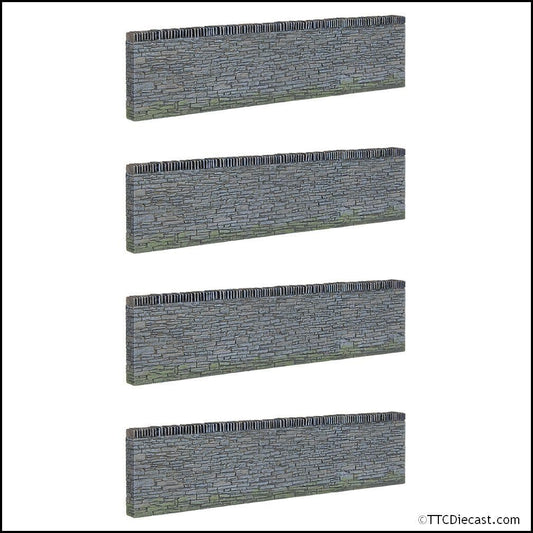 Bachmann 44-599 Narrow Gauge Slate Retaining Walls (x4), OO Gauge
