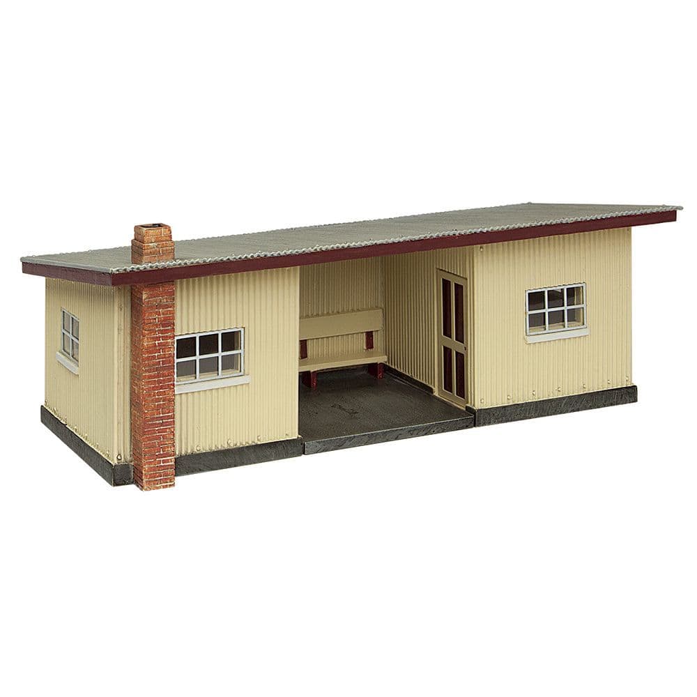 Bachmann 47-0160B Narrow Gauge (NG7) Corrugated Station Brown & Cream, NG7 Gauge
