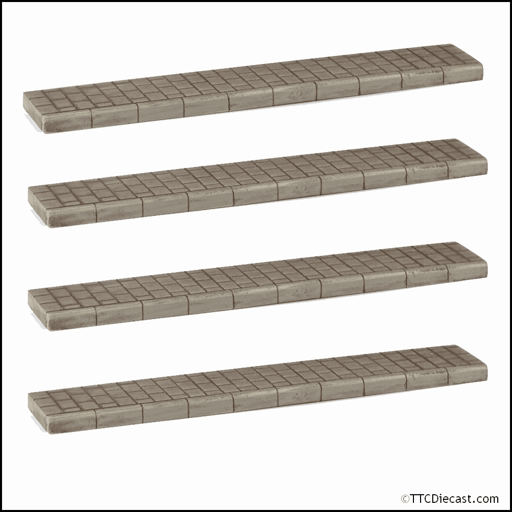 Bachmann 47-563 Straight Pavements (x4) - O Gauge