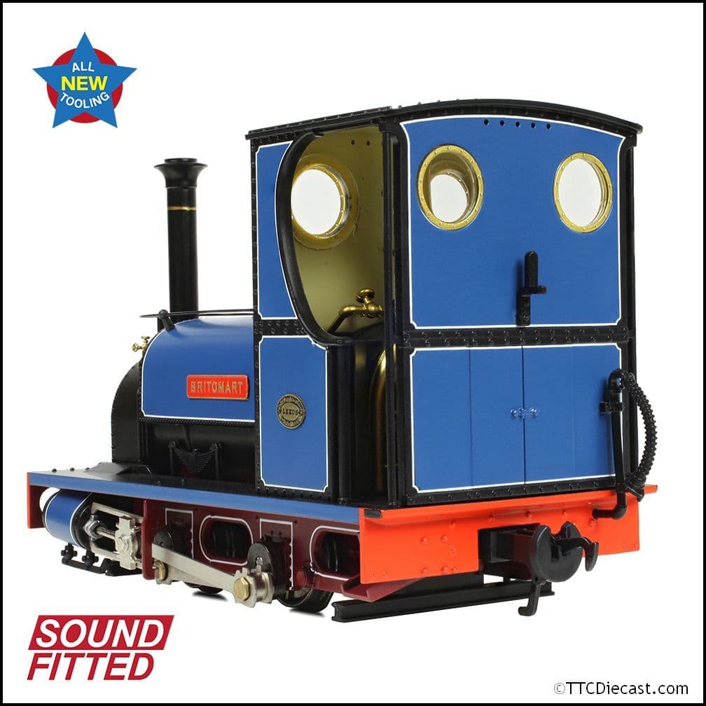 Bachmann 71-026SF Quarry Hunslet 0-4-0ST 'Britomart' Pen-yr-Orsedd Blue - NG7 Gauge