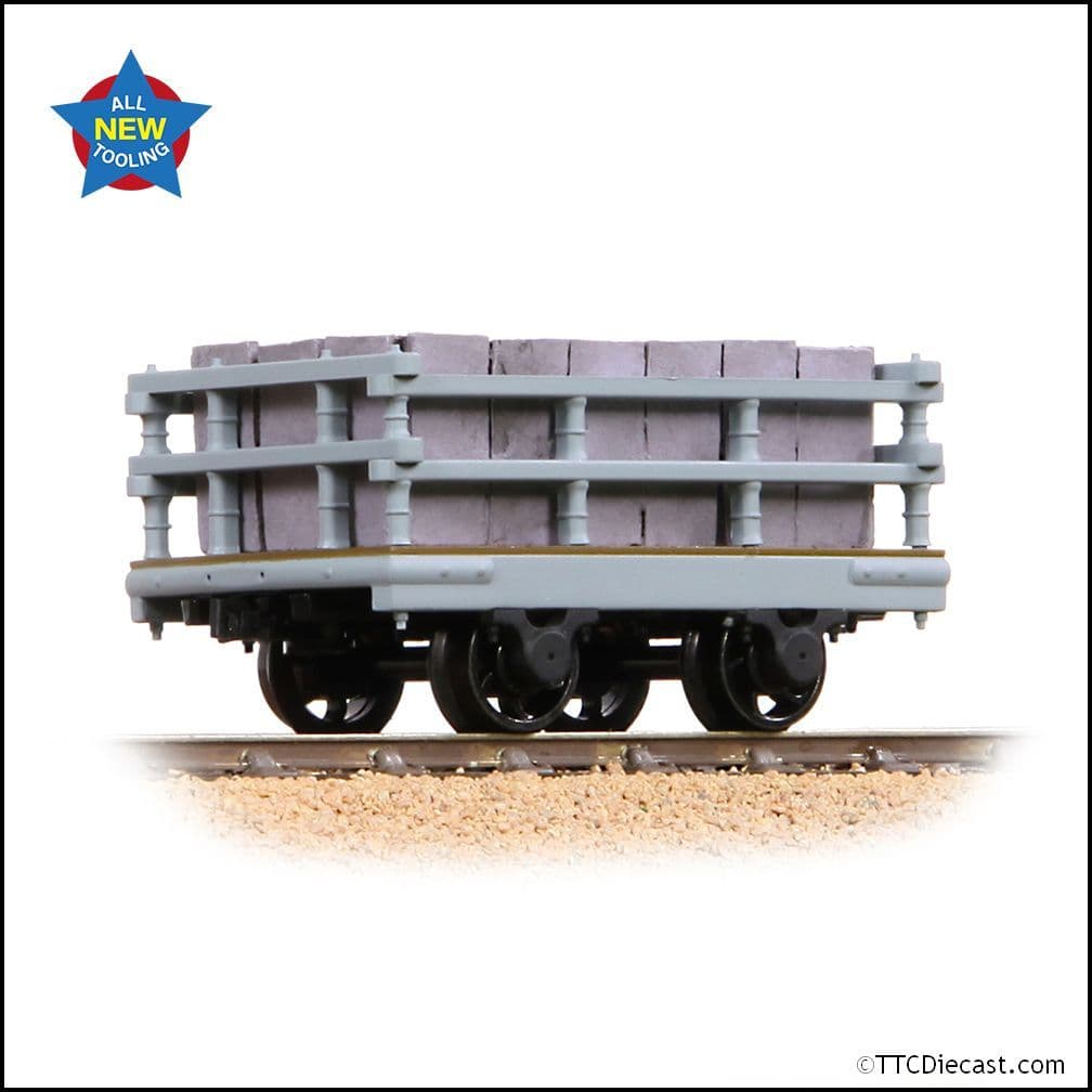 Bachmann 73-027 Dinorwic Slate Wagon with sides Grey [WL] - NG7 Gauge