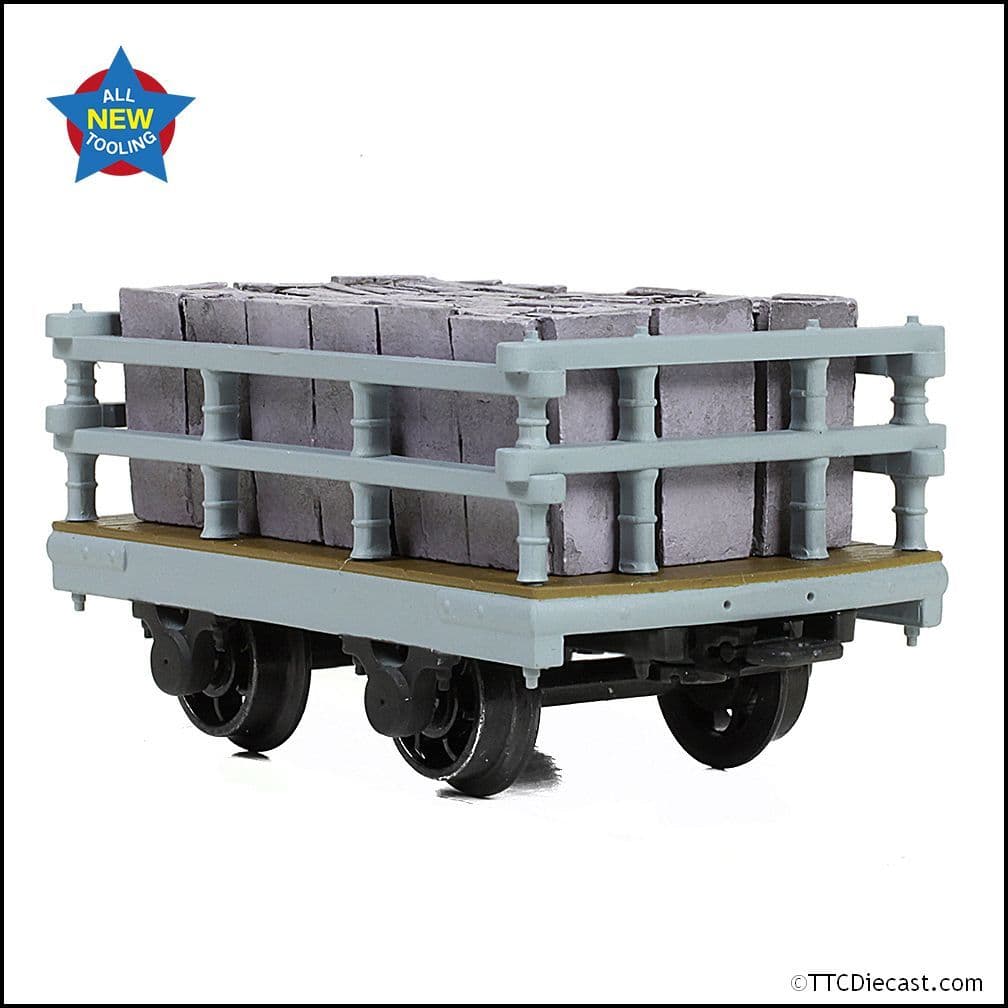 Bachmann 73-027 Dinorwic Slate Wagon with sides Grey [WL] - NG7 Gauge