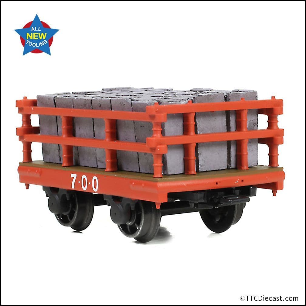 Bachmann 73-028 Dinorwic Slate Wagon with sides Red [WL] - NG7 Gauge