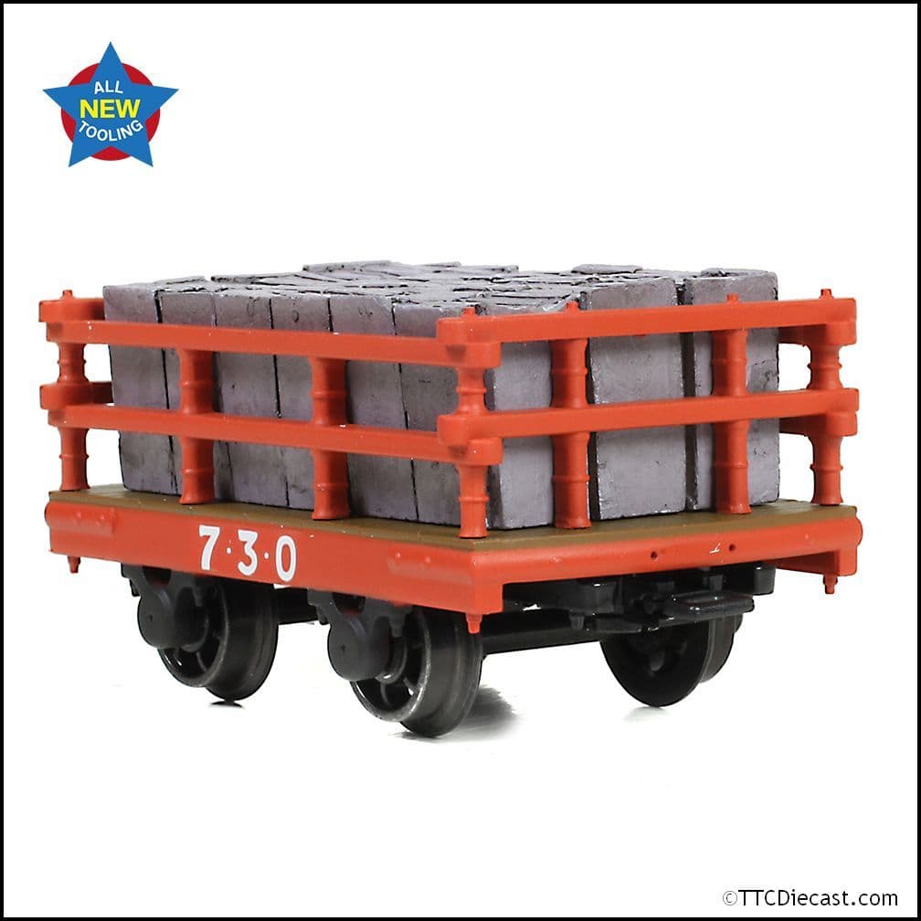 Bachmann 73-028A Dinorwic Slate Wagon with sides Red [WL] - NG7 Gauge