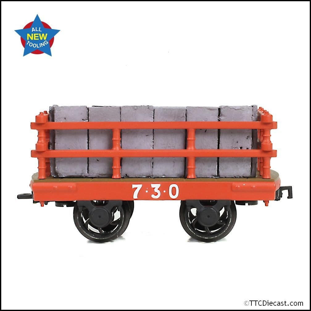 Bachmann 73-028A Dinorwic Slate Wagon with sides Red [WL] - NG7 Gauge