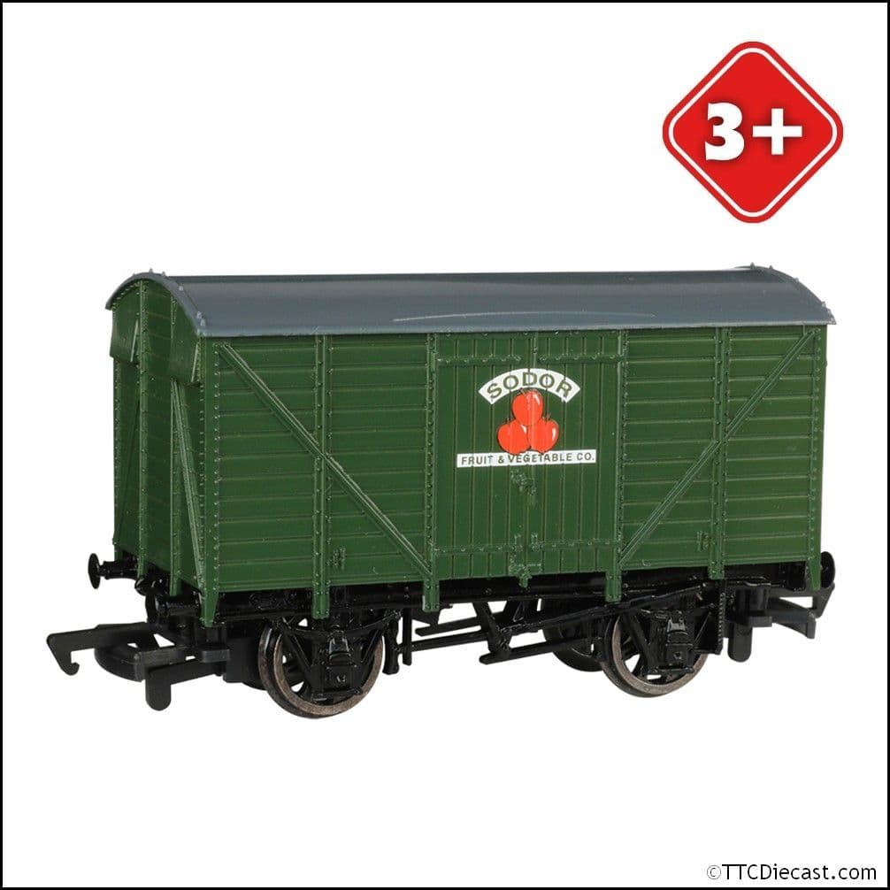 Bachmann Thomas & Friends 77012BE Ventilated Van (Sodor Fruit & Vegetable Co.), OO Gauge