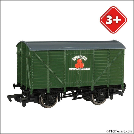 Bachmann Thomas & Friends 77012BE Ventilated Van (Sodor Fruit & Vegetable Co.), OO Gauge